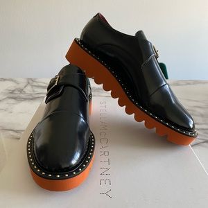 CYBER SALE  NWT Stella McCartney Dana/Odette Studded Loafers Brand New In Box